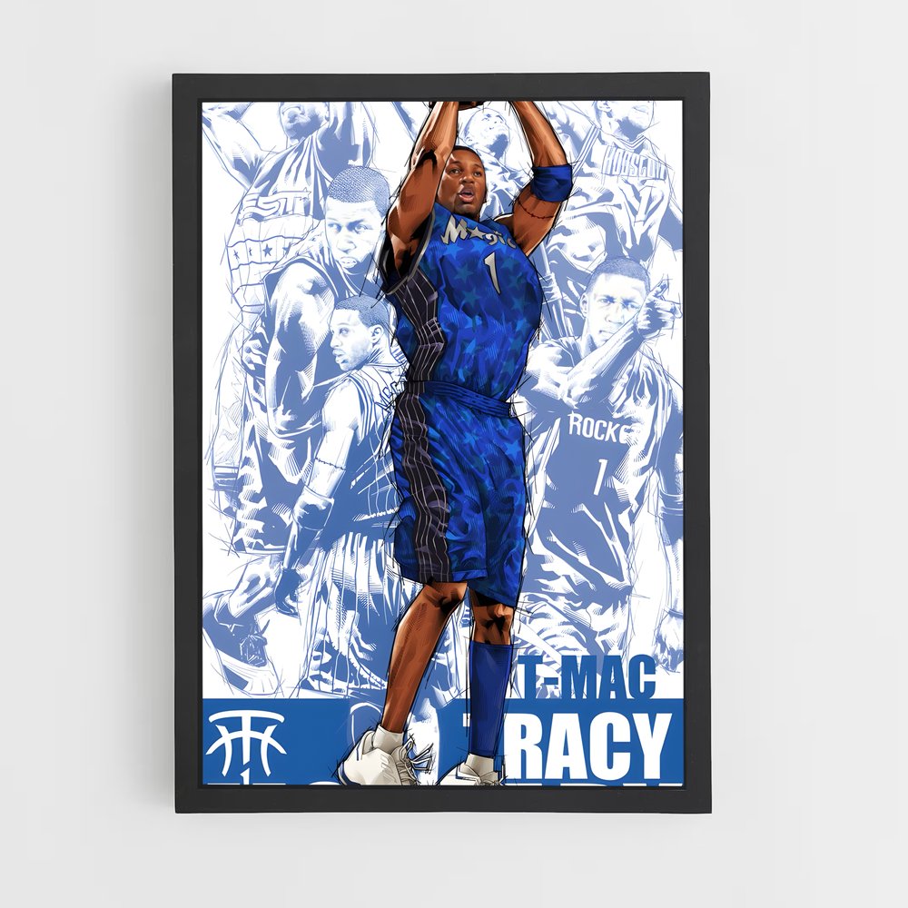Poster MVP McGrady – affiche Basketball (vue 2)